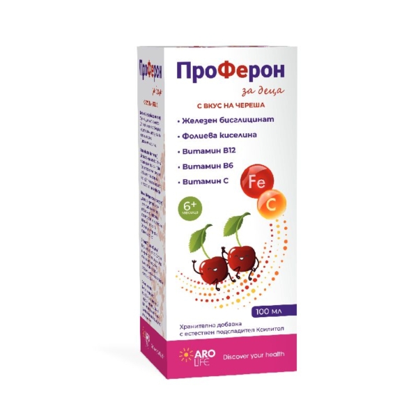 Проферон при липса на желязо и анемия кутия